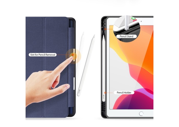 Чехол Dux Ducis Domo Series для iPad (2019) 10,2 дюйма, синий цвет