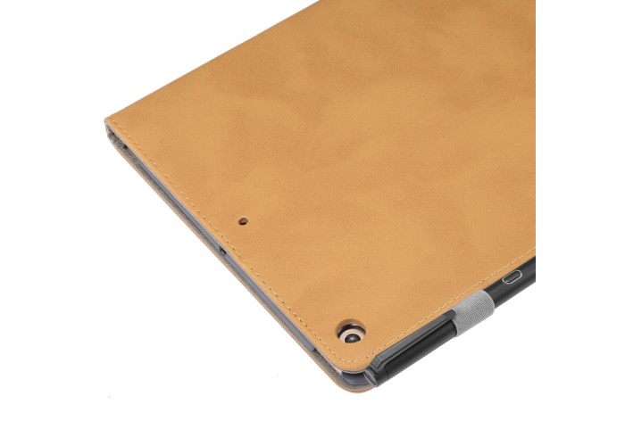 Чехол Enkay замшевая текстура для iPad (2019) 10,2 дюйма, светло-коричневый цвет