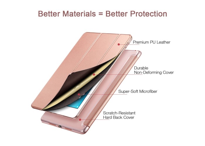 Чехол ESR Color для iPad Air 2019, розовый цвет