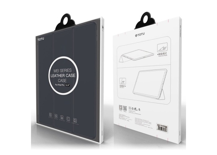 Чехол Totudesign Wei Series для iPad Pro 2018 11 дюймов, чёрный цвет