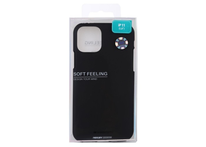 Чехол Mercury Goospery Soft Feeling для iPhone 11 Pro, чёрный цвет
