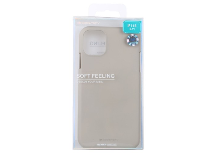 Чехол Mercury Goospery Soft Feeling для iPhone 11 Pro Max, бежевый цвет