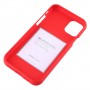 Чехол Mercury Goospery Soft Feeling для iPhone 11, красный цвет