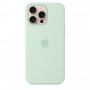 Чехол силиконовый Apple Silicone Case with MagSafe для iPhone 16 Pro Max, цвет аквамарин