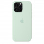 Чехол силиконовый Apple Silicone Case with MagSafe для iPhone 16 Pro Max, цвет аквамарин