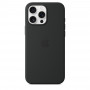 Чехол силиконовый Apple Silicone Case with MagSafe для iPhone 16 Pro Max, чёрный цвет