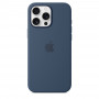 Чехол силиконовый Apple Silicone Case with MagSafe для iPhone 16 Pro Max, цвет «Деним»