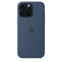 Чехол силиконовый Apple Silicone Case with MagSafe для iPhone 16 Pro Max, цвет «Деним»