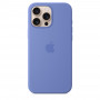 Чехол силиконовый Apple Silicone Case with MagSafe для iPhone 16 Pro Max, цвет «Барвинок»