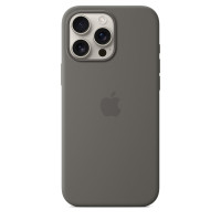 Чехол силиконовый Apple Silicone Case with MagSafe для iPhone 16 Pro Max, цвет «Серый камень»