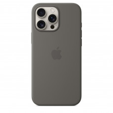 Чехол силиконовый Apple Silicone Case with MagSafe для iPhone 16 Pro Max, цвет «Серый камень»