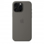 Чехол силиконовый Apple Silicone Case with MagSafe для iPhone 16 Pro Max, цвет «Серый камень»