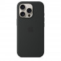 Чехол силиконовый Apple Silicone Case with MagSafe для iPhone 16 Pro, чёрный цвет