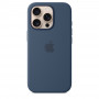 Чехол силиконовый Apple Silicone Case with MagSafe для iPhone 16 Pro, цвет «Деним»
