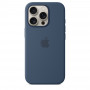 Чехол силиконовый Apple Silicone Case with MagSafe для iPhone 16 Pro, цвет «Деним»