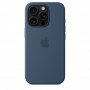 Чехол силиконовый Apple Silicone Case with MagSafe для iPhone 16 Pro, цвет «Деним»