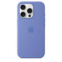 Чехол силиконовый Apple Silicone Case with MagSafe для iPhone 16 Pro, цвет «Барвинок»