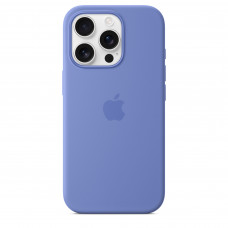 Чехол силиконовый Apple Silicone Case with MagSafe для iPhone 16 Pro, цвет «Барвинок»