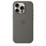 Чехол силиконовый Apple Silicone Case with MagSafe для iPhone 16 Pro, цвет «Серый камень»