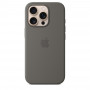 Чехол силиконовый Apple Silicone Case with MagSafe для iPhone 16 Pro, цвет «Серый камень»