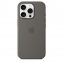 Чехол силиконовый Apple Silicone Case with MagSafe для iPhone 16 Pro, цвет «Серый камень»