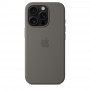Чехол силиконовый Apple Silicone Case with MagSafe для iPhone 16 Pro, цвет «Серый камень»