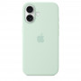 Чехол силиконовый Apple Silicone Case with MagSafe для iPhone 16, цвет аквамарин
