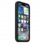 Чехол силиконовый Apple Silicone Case with MagSafe для iPhone 16, чёрный цвет