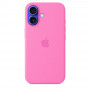 Чехол силиконовый Apple Silicone Case with MagSafe для iPhone 16, цвет «Пион»