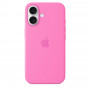Чехол силиконовый Apple Silicone Case with MagSafe для iPhone 16, цвет «Пион»