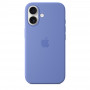 Чехол силиконовый Apple Silicone Case with MagSafe для iPhone 16, цвет «Барвинок»