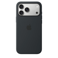 Чехол Apple Silicone Case with MagSafe для iPhone 17 Pro Max, чёрный цвет