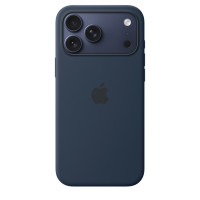 Чехол Apple Silicone Case with MagSafe для iPhone 17 Pro Max, цвет «Тёмная ночь»