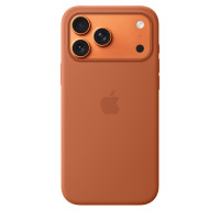 Чехол Apple Silicone Case with MagSafe для iPhone 17 Pro Max, цвет «Терракота»