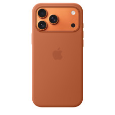 Чехол Apple Silicone Case with MagSafe для iPhone 17 Pro Max, цвет «Терракота»