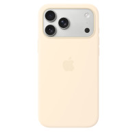 Чехол Apple Silicone Case with MagSafe для iPhone 17 Pro Max, ванильный цвет
