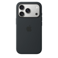 Чехол Apple Silicone Case with MagSafe для iPhone 17 Pro, чёрный цвет