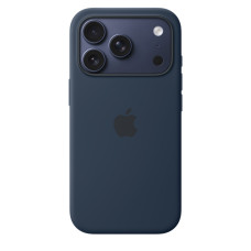 Чехол Apple Silicone Case with MagSafe для iPhone 17 Pro, цвет «Тёмная ночь»