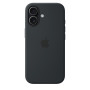 Чехол Apple Silicone Case with MagSafe для iPhone 17, чёрный цвет