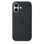 Чехол Apple Silicone Case with MagSafe для iPhone 17, чёрный цвет