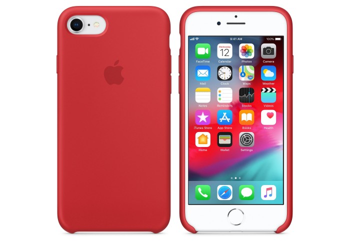 Чехол силиконовый Silicone Case для iPhone 7/8, (PRODUCT)RED