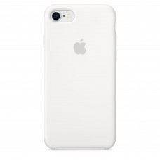 Чехол силиконовый Silicone Case для iPhone 7/8, белый цвет