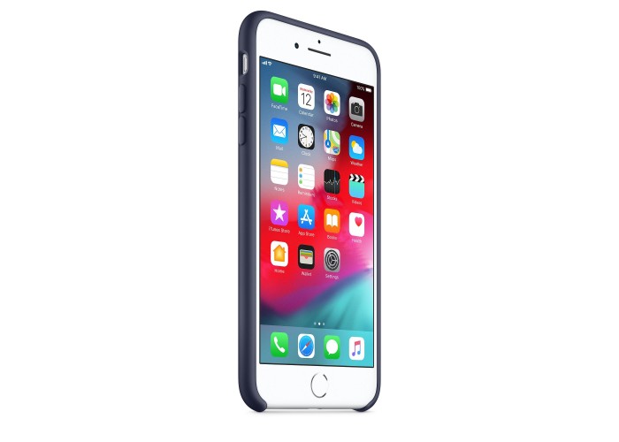 Чехол силиконовый Silicone Case для iPhone 7 Plus/8 Plus, тёмно-синий цвет