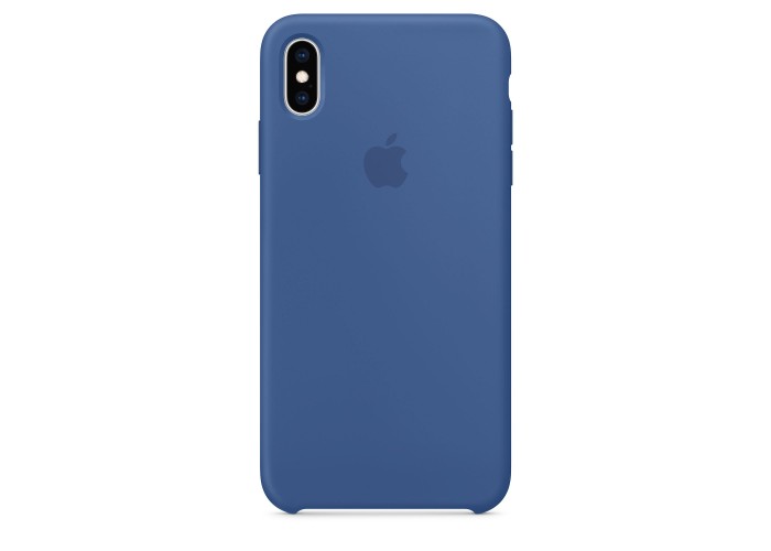 Чехол силиконовый Silicone Case для iPhone XS Max, цвет «голландский синий»