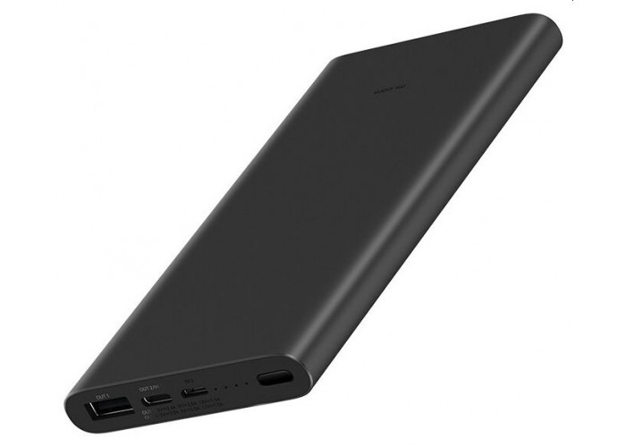 Внешний аккумулятор Xiaomi Mi Power Bank 3 10000mAh (PLM12ZM) чёрный