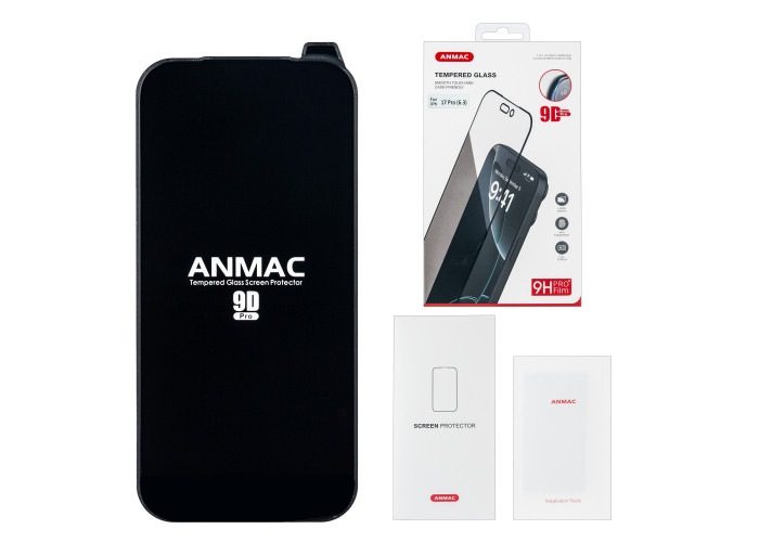 Защитное стекло Anmac 9D для iPhone 17 Pro