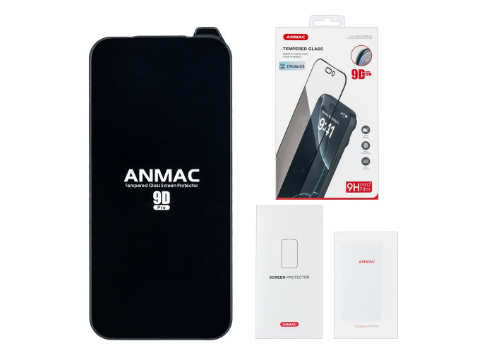 Защитное стекло Anmac 9D для iPhone 17 Pro Max