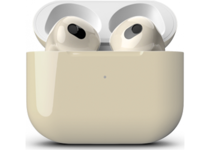 Apple AirPods 3 Color, глянцевый бежевый цвет