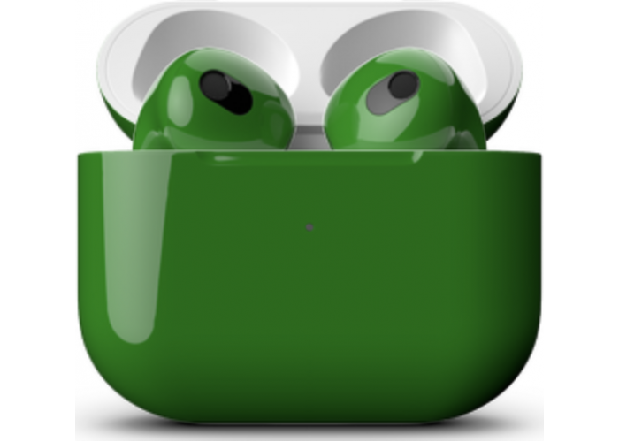 Apple AirPods 3 Color, глянцевый зелёный цвет
