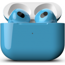 Apple AirPods 3 Color, глянцевый голубой цвет